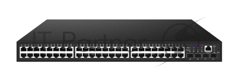 Коммутатор TRASSIR TR-NS29284S-400-24PoE, 24×1 Гбит/с PoE++ + 4×10 Гбит/с SFP+ Uplink, управляемый