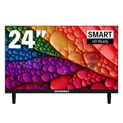 Телевизор SOUNDMAX 24" SM-LED24M12S черный LED HD 60Hz Smart TV Android 14 1GB/8GB