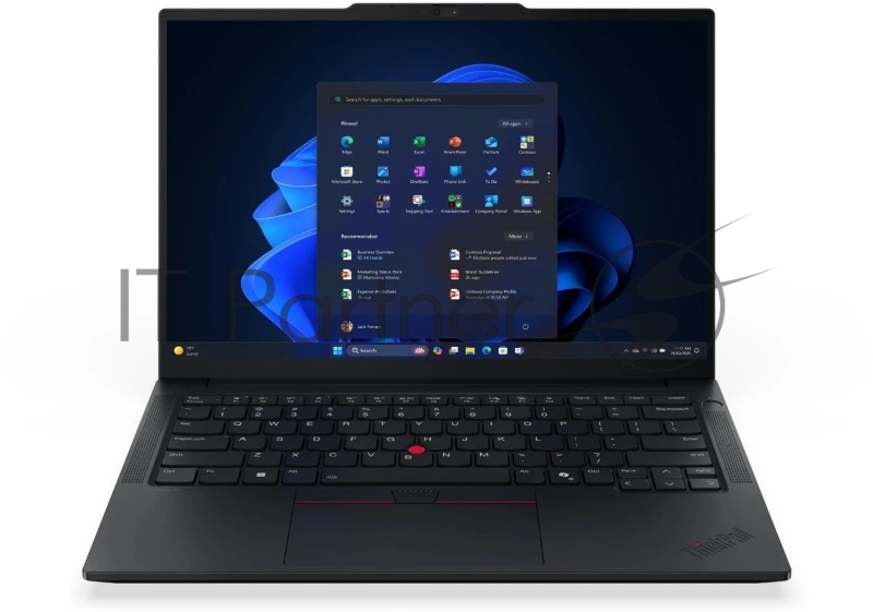 Ноутбук Lenovo ThinkPad E14 Gen 7/14"/IPS/AMD Ryzen 5 220/16Gb/512Gb/SSD/AMD Radeon 740M/Без ОС/черный/1.41kg