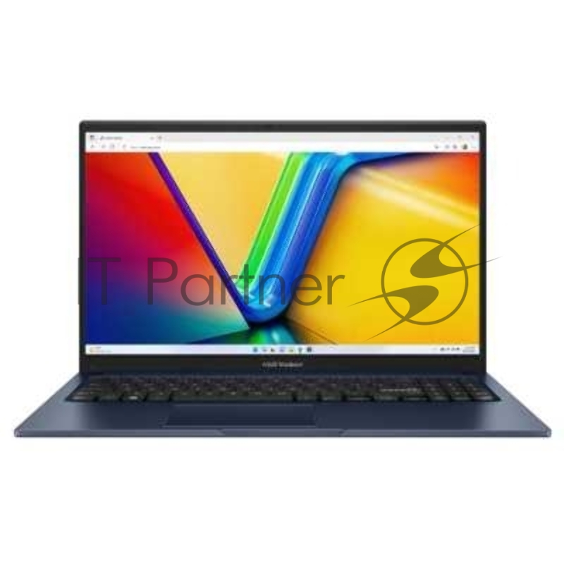 Ноутбук ASUS VivoBook 15 X1504MA-BQ601/15.6"/IPS/Core 3 304/8Gb/256Gb/SSD/Intel Graphics/Без ОС/синий/1.7kg