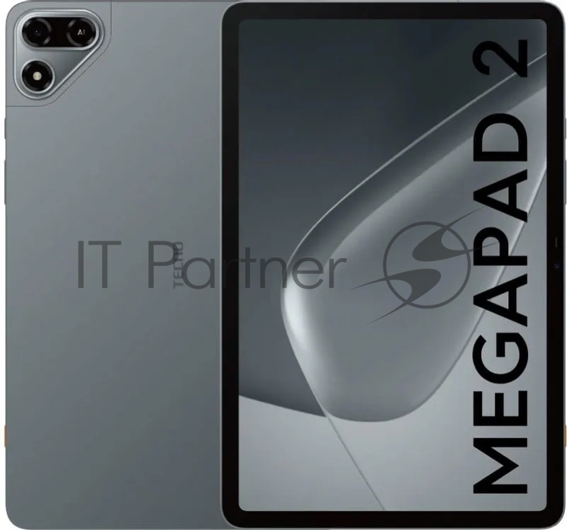 Планшет TECNO MegaPad 2 T1103 10.95", 8Gb, 256Gb, 4G, Android 16, серый