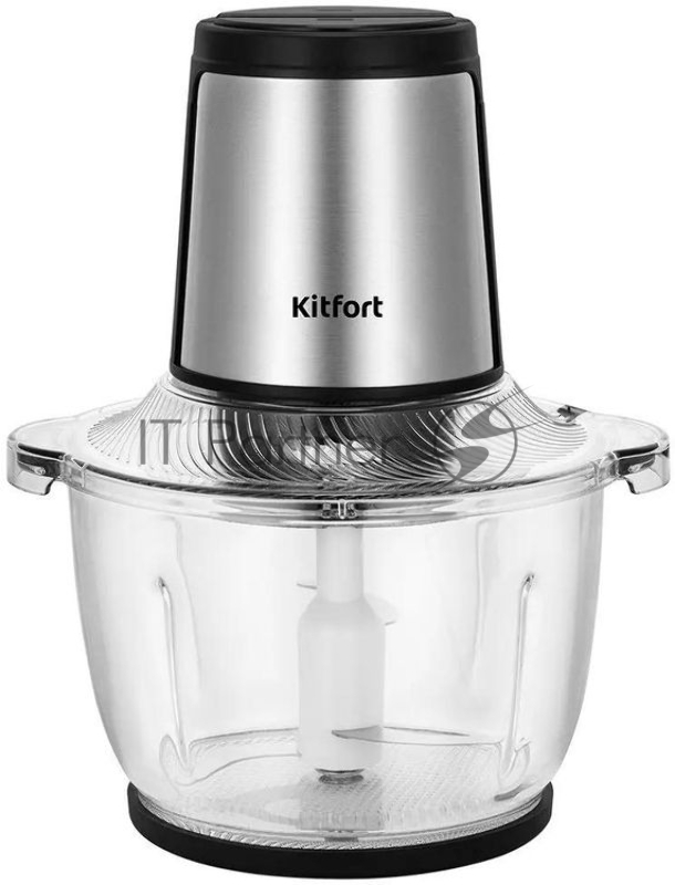Измельчитель электрический Kitfort КТ-3550 1.5л. 400Вт серебристый/черный
