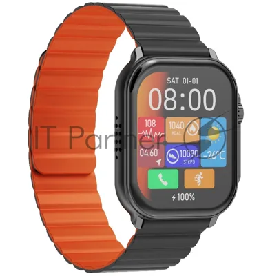 Умные часы iMiki SF1, 2.01" AMOLED, Bluetooth 5.2, IP68, черный