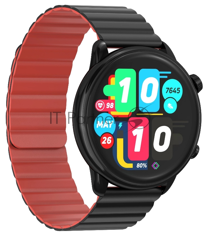 Умные часы iMIKI TG2, 1.43" AMOLED, Bluetooth 5.2, IP68, черный