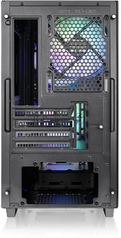 Корпус Thermaltake Versa H16 TG ARGB черный без БП mATX 11x120mm 7x140mm 2xUSB3.0 audio bott PSU