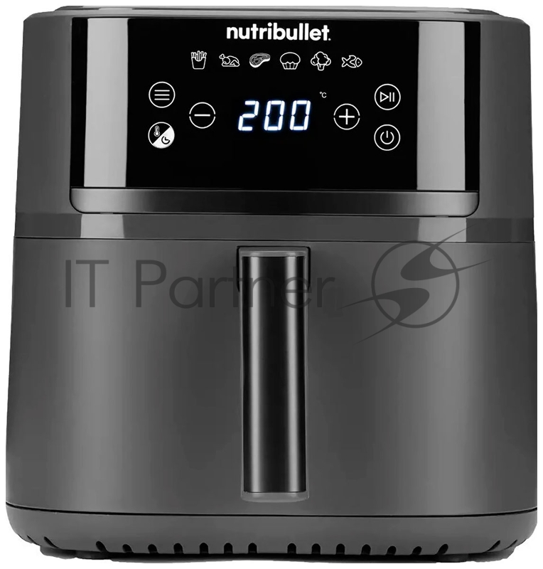 Аэрогриль Nutribullet NBA0611DG черный, 1700 Вт, 6 л, сенсор, 6 программ