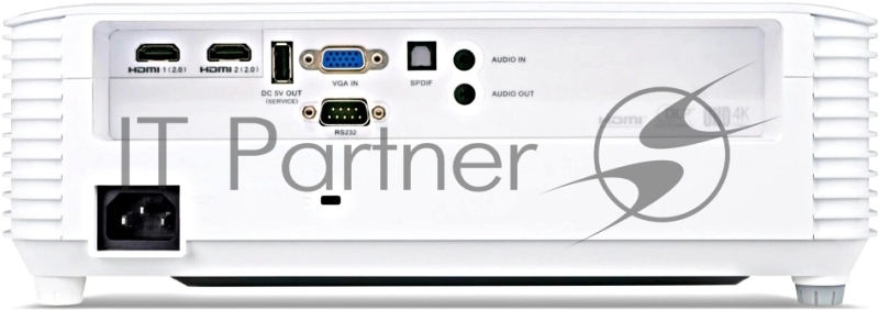 Проектор Acer X1827 DLP 1080p (1920x1080) 4000Lm 20000:1 1xHDMI 1xVGAUSB RS-232 белый 3.1 кг