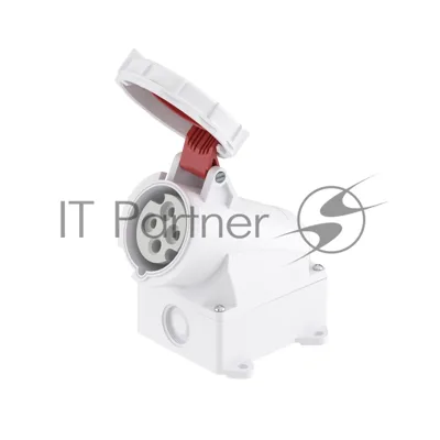 Розетка настенная DKC DIS5181656T IP67 16A 3P+E 400В, "Quadro"
