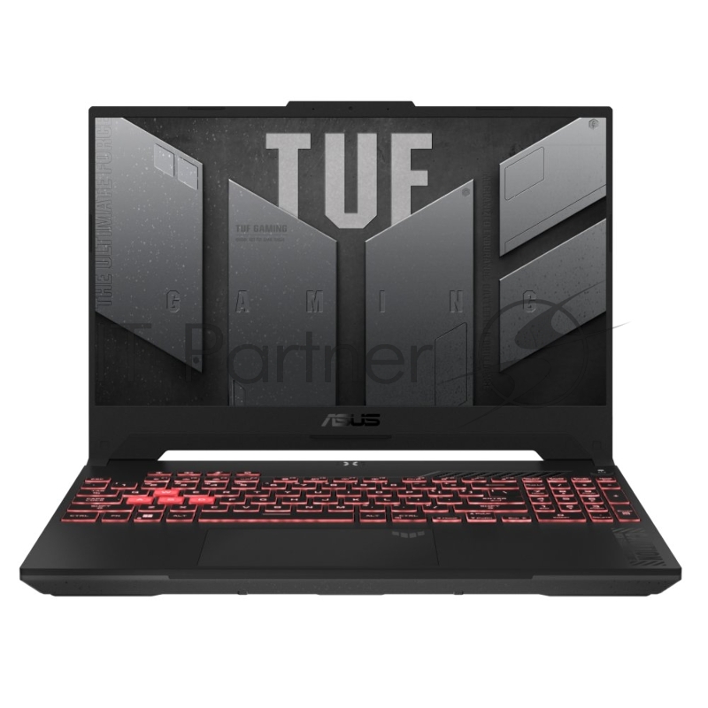 Ноутбук ASUS TUF Gaming A17 FA707NUG AMD Ryzen 7 7445HS/16Gb (D5)/SSD512Gb/RTX4050 6Gb (115W)/17.3"/IPS/FHD/1920x1080/144Hz/NoOS/RJ-45/Mecha Gray/2.6kg