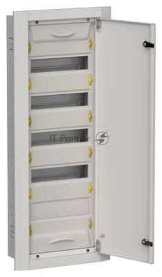 Щит распределительный встраиваемый IEK TI5-50-V-060-31-7035 TITAN 5 ЩРв-60 (1х60) 880х365х130 IP31 серый металлический