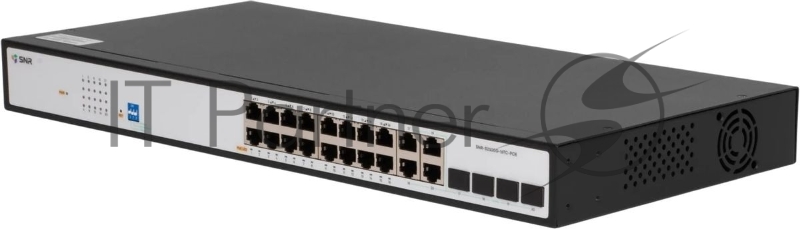 Коммутатор SNR SNR-S2300G-16TC-POE (L2) 16x1Гбит/с 4xКомбо(1000BASE-T/SFP) 16PoE 270W управляемый