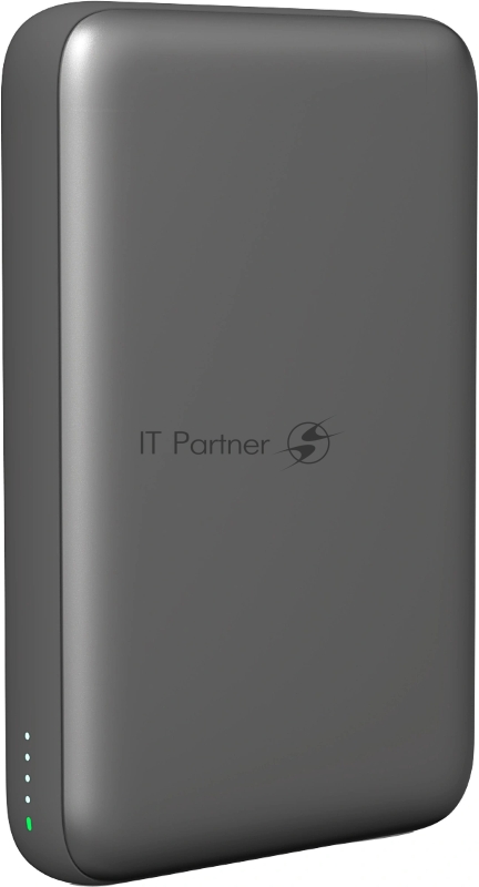 Мобильный аккумулятор Magssory PBN013m 10000mAh QC/PD 15W 3A USB-C беспров.зар. серый