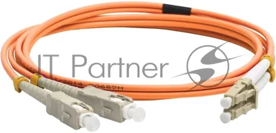 Патч-корд Lanmaster LAN-2LC-2SC/OM4-5.0 2x50/125 OM4 LC дуплекс-SC дуплекс 5м LSZH