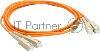 Патч-корд Lanmaster LAN-2SC-2SC/OM2-3.0 2x50/125 OM2 SC дуплекс-SC дуплекс 3м LSZH оранжевый