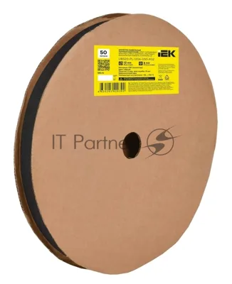 Оплетка кабельная IEK UBS20-PL-1206-050-K02, 12/6мм, 50м, термоусадочная, черная