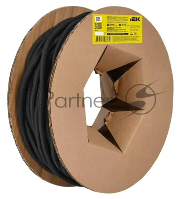 Оплетка кабельная IEK UBS30-PL-1314-025-K02. 13-14мм. 25м. самосворачивающаяся. черная