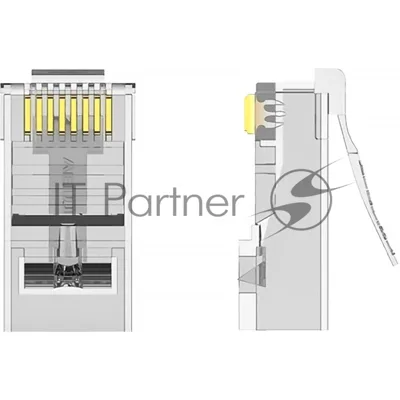 Коннектор Vention RJ45 (8p8c), cat. 6, под витую пару (10шт.)