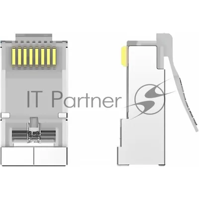 Коннектор Vention RJ45 (8p8c), FTP, cat. 6A, под витую пару, экранированный (10шт.)