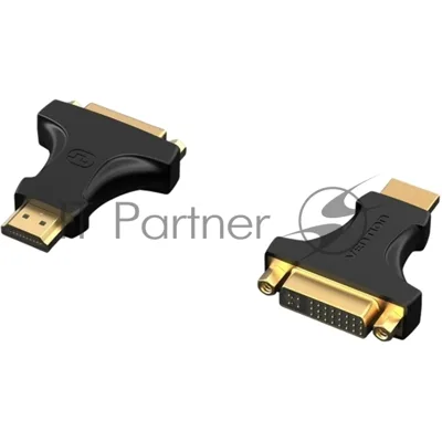 Адаптер-переходник Vention DVI 24+5 F/ HDMI 19M Двунаправленный
