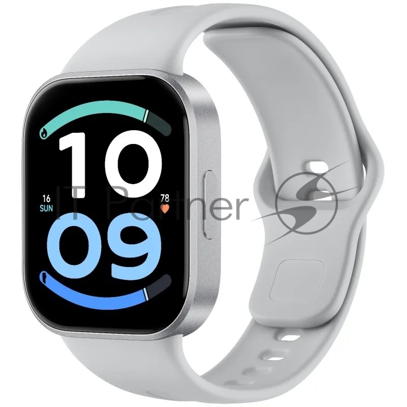 Умные часы Xiaomi Redmi Watch 6 Active, 1.85" AMOLED, Bluetooth, IP68, серебристый/серый
