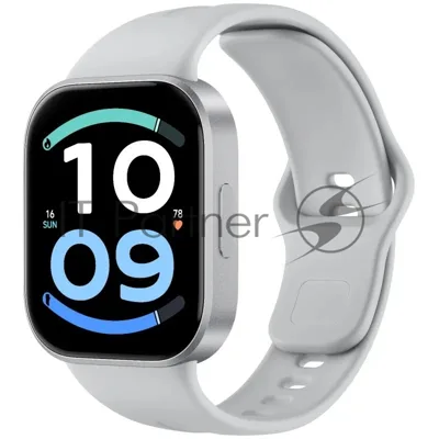 Умные часы Xiaomi Redmi Watch 6 Active, 1.85" AMOLED, Bluetooth, IP68, серебристый/серый