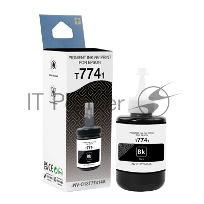 Чернила пигментные NVP T7741 (NV-C13T77414A) для Epson (140 ml) Black (в коробке) совместимые