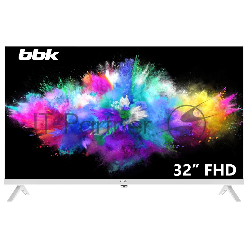 Телевизор BBK 32" 32LEM-1081/FTS2C белый DLED FHD 60Hz