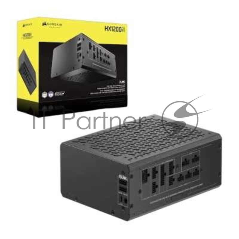 Блоки питания/ Power Supply Corsair HX1200i SHIFT, Model RPS0194, 1200W 80+ Platinum (ATX, 3.1, PCIe 5.1, Full modular, 1x24(20+4)pin, 1x12V-2x6, 2x4+4-pin CPU +12V (EPS), 8x4-pin Molex, 4x6+2-pin PCIe, 8xSATA3, 1xType-C, Active, 140x140mm, 150x200x86mm, APFC, Power cable-EU, black)