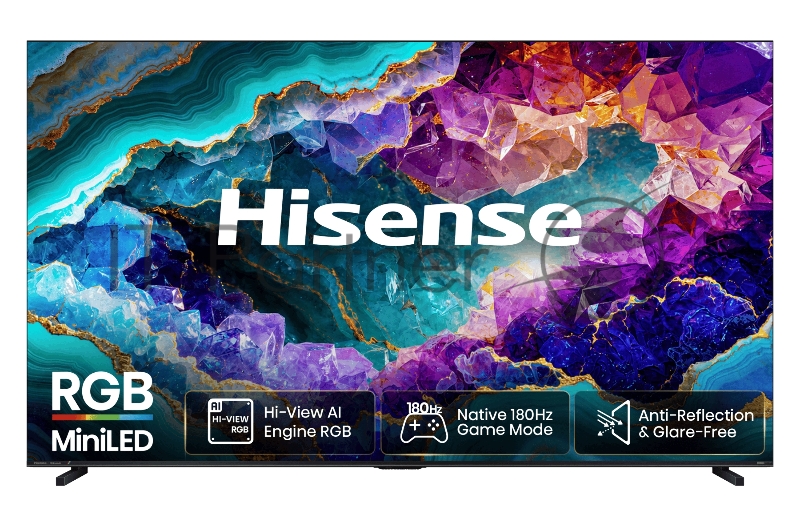 Телевизор Hisense 100" 100UR8S темно-серый RGB Mini-LED UHD 180Hz Smart TV
