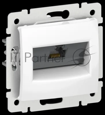 Розетка компьютерная RJ45 категория 5Е UTP IEKVALENA 6942861 белый