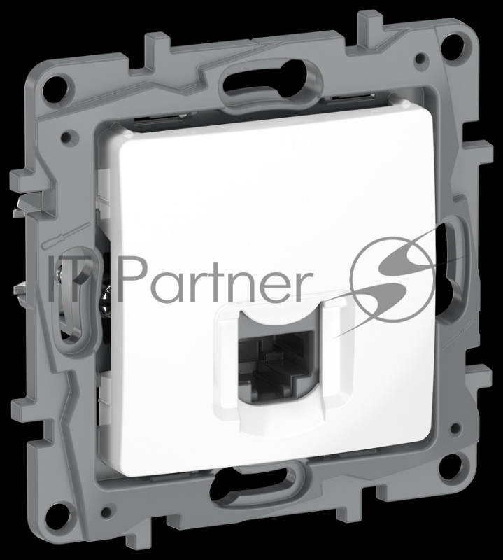 IEKETIKA Розетка компьютерная RJ45 категория 5Е UTP 6722411 белый
