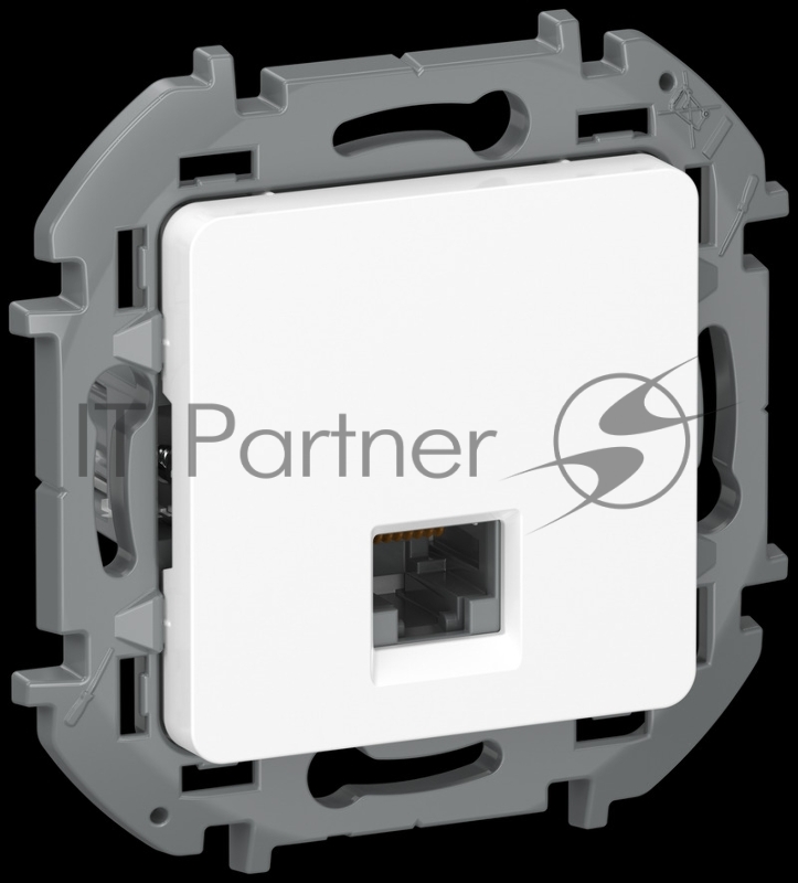 IEKINSPIRIA Розетка компьютерная RJ45 категория 5Е UTP 6738251 белый