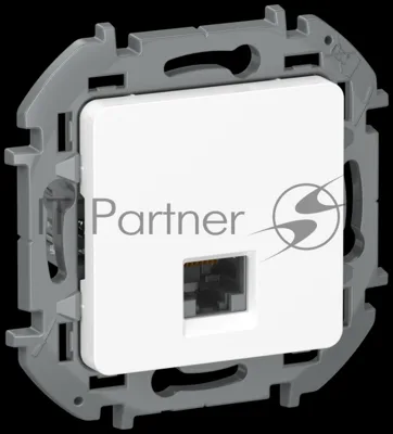 IEKINSPIRIA Розетка компьютерная RJ45 категория 5Е UTP 6738251 белый