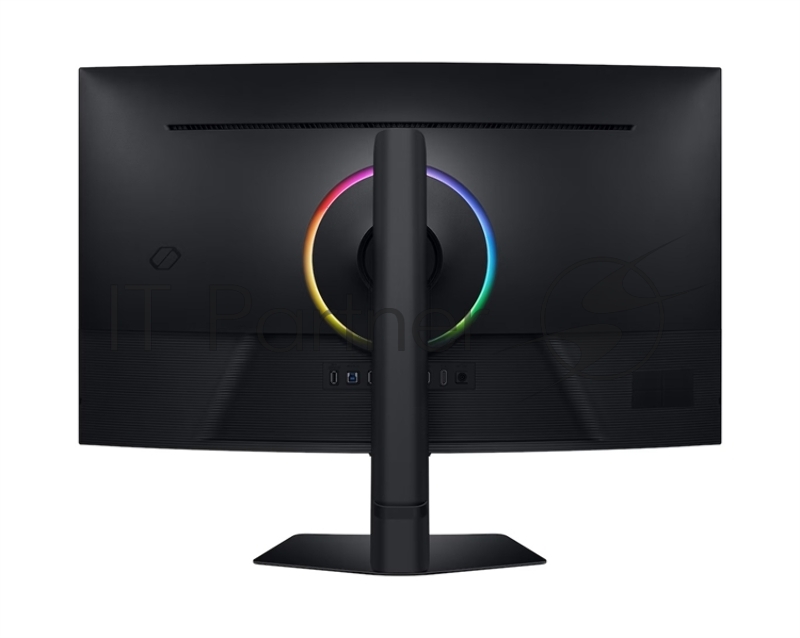 Монитор 37" Samsung Odyssey G7 G75F VA 3840x2160, 165 Гц, 1 мс, 16:9, 350 кд/м², 2xHDMI, DisplayPort, изогнутый экран, HDR, Flicker Free, Low Blue Light, черный