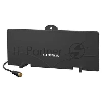 Промо_Комнатная цифровая DVB-T2- антенна SUPRA IADA-90 Тип: комнатная. Прием сигнала: VHF/UHF, DVB-T2. Усилитель сигнала: отсутствует. Частотн