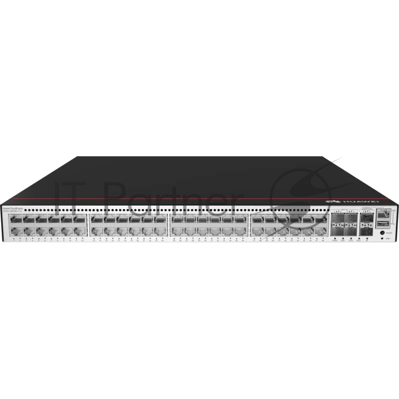 Коммутатор Huawei S5735-L48P4XE-A-V2, 48×1 Гбит/с PoE+ + 4×10 Гбит/с SFP+, управляемый