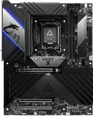Материнская плата MSI MEG Z890 UNIFY-X, LGA1851, Intel Z890, 2xDDR5, 6xSATA, 6xM.2, 3xPCIe 5.0 x16, 1xPCIe 4.0 x1, 2xThunderbolt 4, 1x 5Gb LAN, 11xUSB (3xType-C), 3x3.5 мм, 7.1, ATX