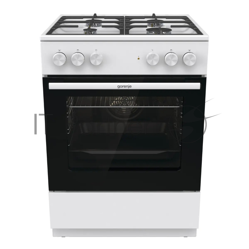 Плита комбинированная Gorenje GK6A40WFFM белый, конфорок 4 шт, духовка 71 л, 60 см x 85 см x 60 см