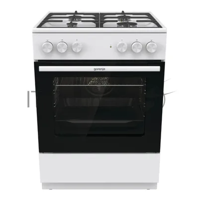 Плита комбинированная Gorenje GK6A40WFFM белый, конфорок 4 шт, духовка 71 л, 60 см x 85 см x 60 см