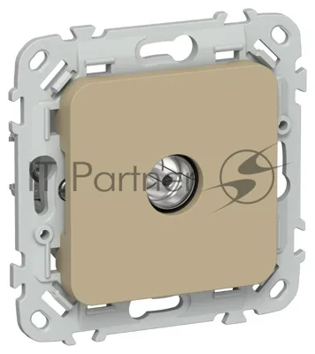Розетка TV экранированная оконечная тип M РТВм-1-1-1-ФлХ хаки FLITE