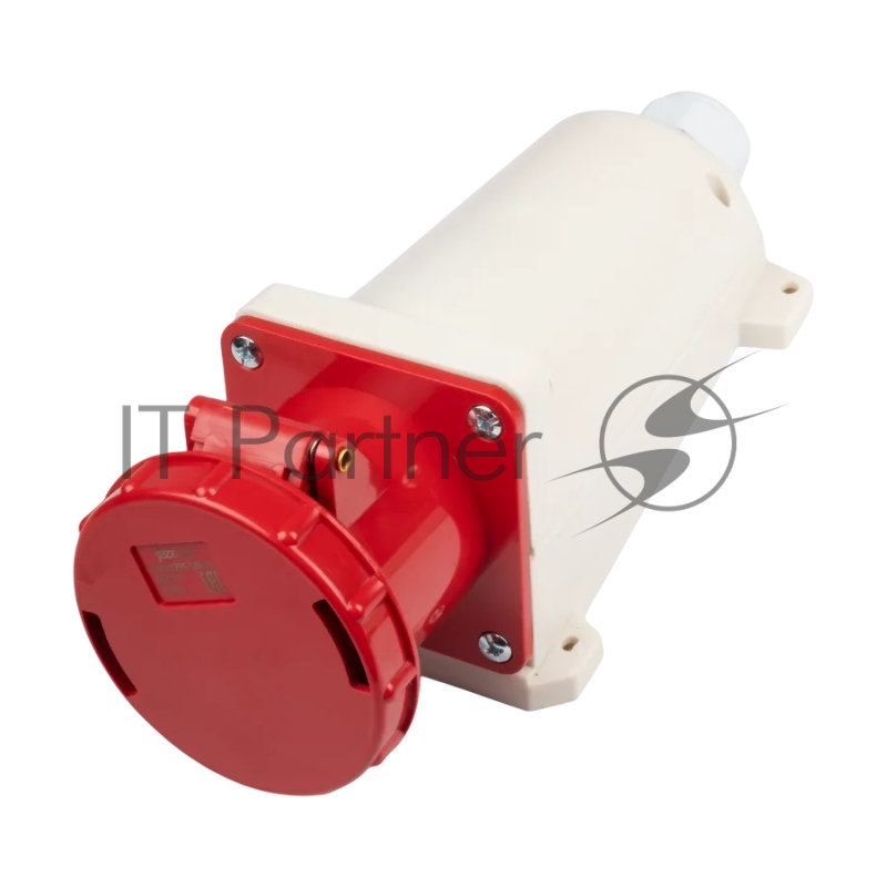 Розетка стационарная для наружной установки PPC 135 3Р+РЕ+N 63А 380В IP67 Jazzway