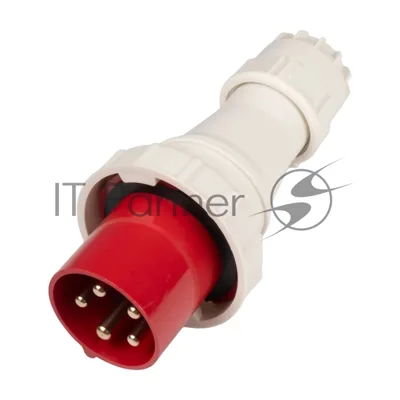 Вилка переносная PPC 035 3Р+РЕ+N 63А 380В IP67 Jazzway