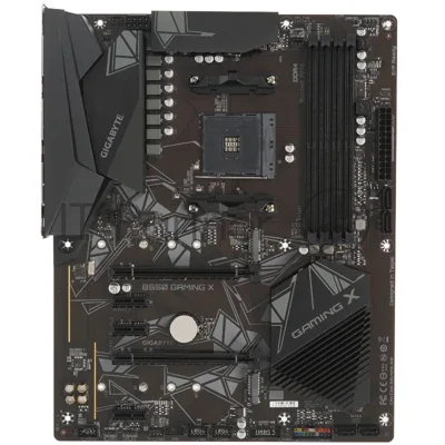Материнская плата Gigabyte B550 X GAMING, AM4, AMD B550, 4xDDR4, 4xSATA, 2xM.2, 1xPCIe 4.0 x16, 1xPCIe 3.0 x4, 2xPCIe 3.0 x1, 1xHDMI, 1xDisplayPort, 1x 2.5Gb LAN, 1xUSB 3.2 Gen 2, 3xUSB 3.2 Gen 1, 1xUSB Type-C, 2xUSB 2.0, 2x3.5 мм, 7.1, ATX