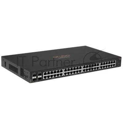 Коммутатор HPE Aruba Networking CX 6000 48G 4SFP (R8N86B), 48×1 Гбит/с + 4×1 Гбит/с SFP Uplink, управляемый