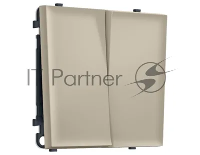 Комплект механизма 2-кл выключателя SIGMA Кашемир 10A-250V QUANT PRO (SP3430, PR115)