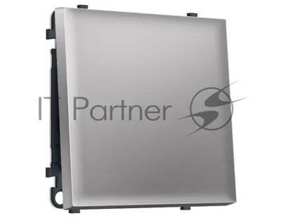 Комплект механизма 1-кл выключателя SIGMA Сталь матовый 10A-250V QUANT PRO (SP5010, PR101)