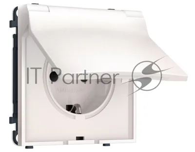 Комплект механизма электрической розетки SIGMA Жемчуг 50Hz 2P+E с/з с/ш и крышкой IP44 16A-250V QUANT PRO (SP2080, PR141)