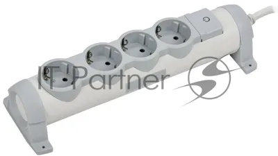 Удлинитель У04К 4 места 2P+PE 5м 3х1,5мм2 16А белый COMFORT
