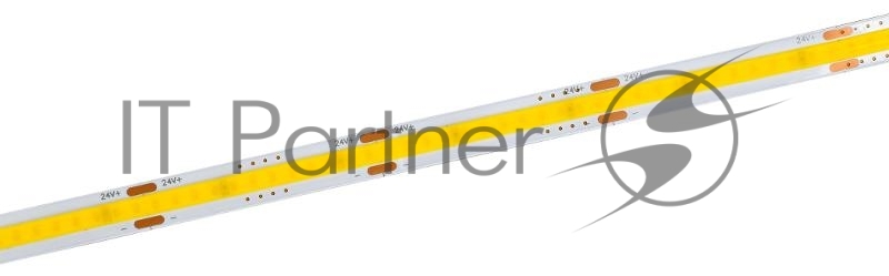 Лента светодиодная 5м COB 312LED/м 8Вт/м IP20 ширина 8мм 24В холодный белый