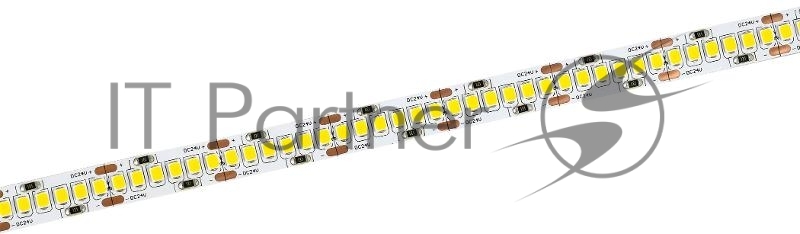 Лента светодиодная 5м SMD2835 240LED/м 22Вт/м IP20 ширина 10мм 24В холодный белый